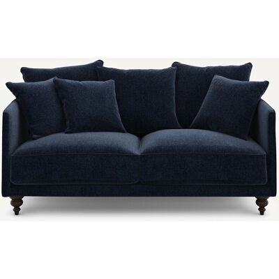 Am.Pm Καναπές Compact Από Βελούδινη Chenille Μ105xπ178xυ93cm Μπλε 3 Θέσεις Am.Pm Καναπές Compact Από Βελούδινη Chenille Μ105xπ178xυ93cm Μπλε 3 Θέσεις