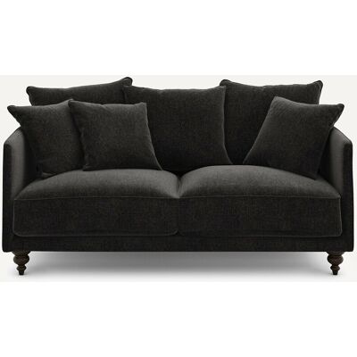 Am.Pm Καναπές Compact Από Βελούδινη Chenille Μ105xπ178xυ93cm Μαυρο 3 Θέσεις Am.Pm Καναπές Compact Από Βελούδινη Chenille Μ105xπ178xυ93cm Μαυρο 3 Θέσεις