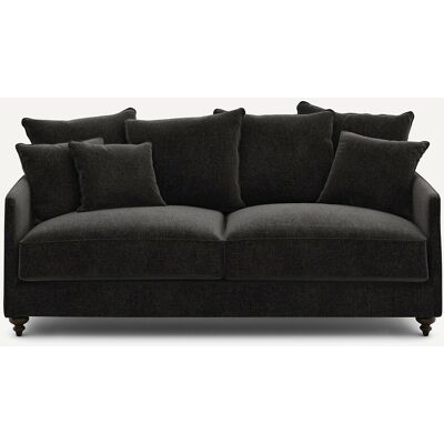 Am.Pm Καναπές-Κρεβάτι Βελούδινος Lazare Μ105xπ204xυ93cm Μαυρο 3 Θέσεις Am.Pm Καναπές-Κρεβάτι Βελούδινος Lazare Μ105xπ204xυ93cm Μαυρο 3 Θέσεις