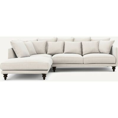 Am.Pm Γωνιακός Καναπές Από Βελούδινο Chenille Μ206xπ279xυ93cm Λευκο Δεξιός, Αριστερός Am.Pm Γωνιακός Καναπές Από Βελούδινο Chenille Μ206xπ279xυ93cm Λευκο Δεξιός, Αριστερός