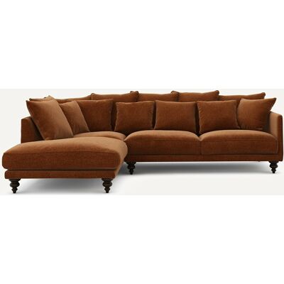 Am.Pm Γωνιακός Καναπές Από Βελούδινο Chenille Μ206xπ279xυ93cm Καφε Δεξιός, Αριστερός Am.Pm Γωνιακός Καναπές Από Βελούδινο Chenille Μ206xπ279xυ93cm Καφε Δεξιός, Αριστερός