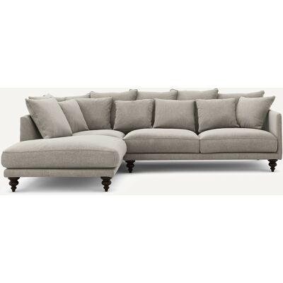 Am.Pm Γωνιακός Καναπές Από Βελούδινο Chenille Μ206xπ279xυ93cm Γκρι Αριστερός, Δεξιός Am.Pm Γωνιακός Καναπές Από Βελούδινο Chenille Μ206xπ279xυ93cm Γκρι Αριστερός, Δεξιός