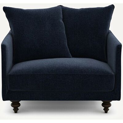 Am.Pm Πολυθρόνα Από Βελούδινο Chenille Μ87xπ87xυ85cm Μπλε 1 Θέση Am.Pm Πολυθρόνα Από Βελούδινο Chenille Μ87xπ87xυ85cm Μπλε 1 Θέση