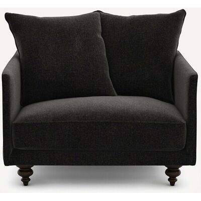 Am.Pm Πολυθρόνα Από Βελούδινο Chenille Μ87xπ87xυ85cm Μαυρο 1 Θέση Am.Pm Πολυθρόνα Από Βελούδινο Chenille Μ87xπ87xυ85cm Μαυρο 1 Θέση