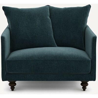Am.Pm Πολυθρόνα Από Βελούδινο Chenille Μ87xπ87xυ85cm Πρασινο 1 Θέση Am.Pm Πολυθρόνα Από Βελούδινο Chenille Μ87xπ87xυ85cm Πρασινο 1 Θέση