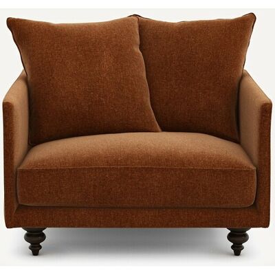 Am.Pm Πολυθρόνα Από Βελούδινο Chenille Μ87xπ87xυ85cm Καφε 1 Θέση Am.Pm Πολυθρόνα Από Βελούδινο Chenille Μ87xπ87xυ85cm Καφε 1 Θέση
