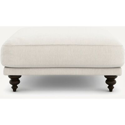 Am.Pm Υποπόδιο Από Βελούδινο Chenille Μ105xπ102xυ49cm Λευκο 1 Θέση Am.Pm Υποπόδιο Από Βελούδινο Chenille Μ105xπ102xυ49cm Λευκο 1 Θέση
