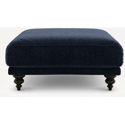Am.Pm Υποπόδιο Από Βελούδινο Chenille Μ105xπ102xυ49cm Μπλε 1 Θέση Am.Pm Υποπόδιο Από Βελούδινο Chenille Μ105xπ102xυ49cm Μπλε 1 Θέση