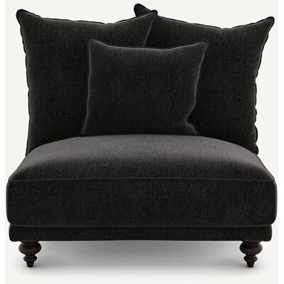 Am.Pm Πολυθρόνα Τύπου Chaise Longue Από Βελούδινο Chenille Μ105xπ96xυ93cm Μαυρο 1 Θέση Am.Pm Πολυθρόνα Τύπου Chaise Longue Από Βελούδινο Chenille Μ105xπ96xυ93cm Μαυρο 1 Θέση