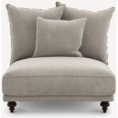 Am.Pm Πολυθρόνα Τύπου Chaise Longue Από Βελούδινο Chenille Μ105xπ96xυ93cm Γκρι 1 Θέση Am.Pm Πολυθρόνα Τύπου Chaise Longue Από Βελούδινο Chenille Μ105xπ96xυ93cm Γκρι 1 Θέση