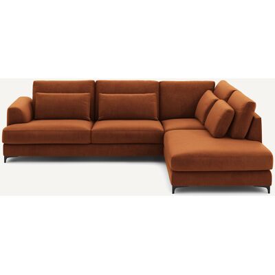 Am.Pm Γωνιακός Καναπές Δεξιός Μ222xπ294xυ83cm Καφε Δεξιός Am.Pm Γωνιακός Καναπές Δεξιός Μ222xπ294xυ83cm Καφε Δεξιός