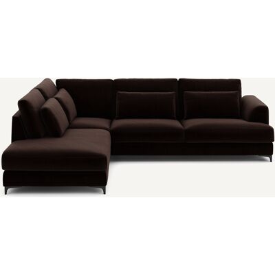 Am.Pm Γωνιακός Καναπές Αριστερός Μ222xπ294xυ83cm Καφε Αριστερός Am.Pm Γωνιακός Καναπές Αριστερός Μ222xπ294xυ83cm Καφε Αριστερός