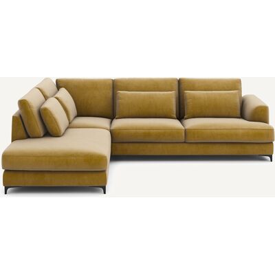 Am.Pm Γωνιακός Καναπές Αριστερός Μ222xπ294xυ83cm Καφε Αριστερός Am.Pm Γωνιακός Καναπές Αριστερός Μ222xπ294xυ83cm Καφε Αριστερός