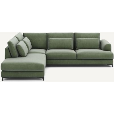 Am.Pm Γωνιακός Καναπές Αριστερός Μ222xπ294xυ83cm Πρασινο Αριστερός Am.Pm Γωνιακός Καναπές Αριστερός Μ222xπ294xυ83cm Πρασινο Αριστερός