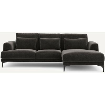Am.Pm Γωνιακός Καναπές Δεξίος Από Βελούδινο Chenille Μ149xπ258xυ83cm Γκρι Δεξιός Am.Pm Γωνιακός Καναπές Δεξίος Από Βελούδινο Chenille Μ149xπ258xυ83cm Γκρι Δεξιός