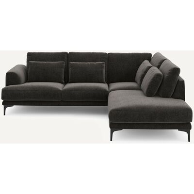 Am.Pm Γωνιακός Καναπές Δεξιός Από Βελούδινο Chenille Μ222xπ258xυ83cm Γκρι Δεξιός Am.Pm Γωνιακός Καναπές Δεξιός Από Βελούδινο Chenille Μ222xπ258xυ83cm Γκρι Δεξιός