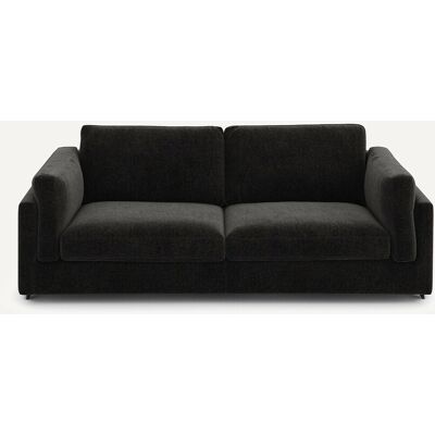 Am.Pm Καναπές-Κρεβάτι Από Βελούδινο Chenille Μ99xπ213xυ89cm Μαυρο 3 Θέσεις Am.Pm Καναπές-Κρεβάτι Από Βελούδινο Chenille Μ99xπ213xυ89cm Μαυρο 3 Θέσεις