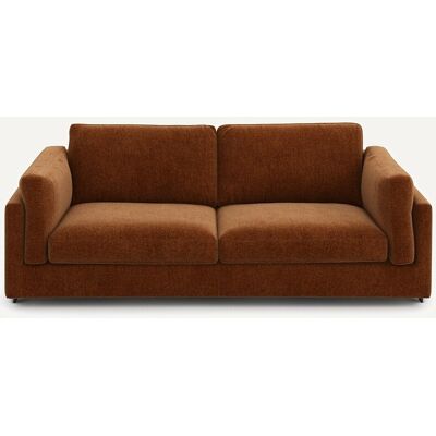 Am.Pm Καναπές-Κρεβάτι Από Βελούδινο Chenille Μ99xπ213xυ89cm Καφε 3 Θέσεις Am.Pm Καναπές-Κρεβάτι Από Βελούδινο Chenille Μ99xπ213xυ89cm Καφε 3 Θέσεις