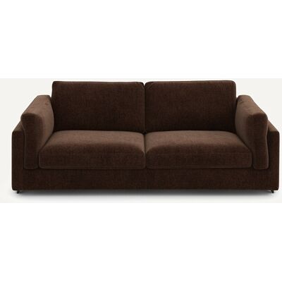 Am.Pm Καναπές-Κρεβάτι Από Βελούδινο Chenille Μ99xπ213xυ89cm Καφε 3 Θέσεις Am.Pm Καναπές-Κρεβάτι Από Βελούδινο Chenille Μ99xπ213xυ89cm Καφε 3 Θέσεις