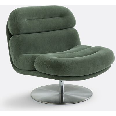 La Redoute Interieurs Περιστρεφόμενη Πολυθρόνα Marlon Μ87xπ82xυ78cm Πρασινο One Size La Redoute Interieurs Περιστρεφόμενη Πολυθρόνα Marlon Μ87xπ82xυ78cm Πρασινο One Size