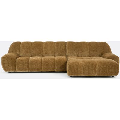 La Redoute Interieurs Καναπές Γωνία Από Κοτλέ Βελούδο Μ163xπ315xυ79cm Καφε Δεξιός La Redoute Interieurs Καναπές Γωνία Από Κοτλέ Βελούδο Μ163xπ315xυ79cm Καφε Δεξιός