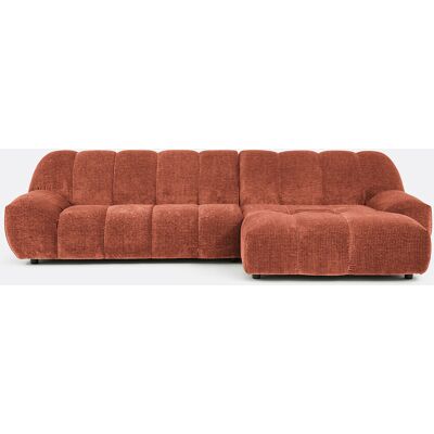 La Redoute Interieurs Καναπές Γωνία Από Κοτλέ Βελούδο Μ163xπ315xυ79cm Καφε Δεξιός La Redoute Interieurs Καναπές Γωνία Από Κοτλέ Βελούδο Μ163xπ315xυ79cm Καφε Δεξιός