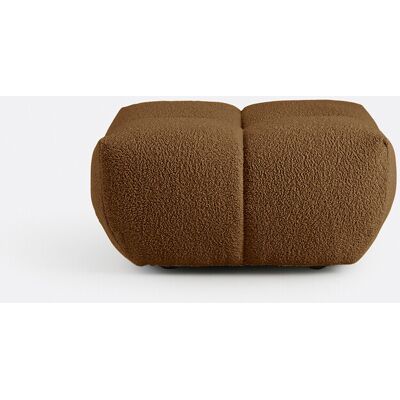 La Redoute Interieurs Πουφ Με Χοντρή Υφή Bouclette Μ83xπ83xυ42cm Καφε One Size La Redoute Interieurs Πουφ Με Χοντρή Υφή Bouclette Μ83xπ83xυ42cm Καφε One Size