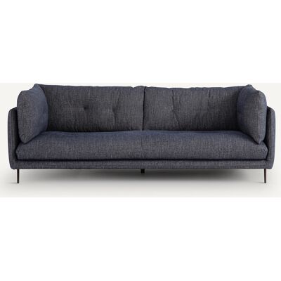Am.Pm Καναπές Από Ψάθα Υφάσματος Μ106xπ221xυ80cm Μπλε 3 Θέσεις, 4 Θέσεις Am.Pm Καναπές Από Ψάθα Υφάσματος Μ106xπ221xυ80cm Μπλε 3 Θέσεις, 4 Θέσεις