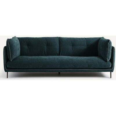 Am.Pm Καναπές Από Βελούδινο Chenille Μ106xπ221xυ80cm Πρασινο 4 Θέσεις, 3 Θέσεις Am.Pm Καναπές Από Βελούδινο Chenille Μ106xπ221xυ80cm Πρασινο 4 Θέσεις, 3 Θέσεις