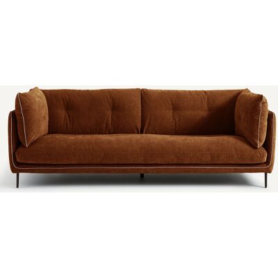 Am.Pm Καναπές Από Βελούδινο Chenille Μ106xπ221xυ80cm Καφε 3 Θέσεις, 4 Θέσεις Am.Pm Καναπές Από Βελούδινο Chenille Μ106xπ221xυ80cm Καφε 3 Θέσεις, 4 Θέσεις