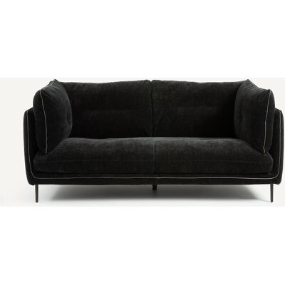 Am.Pm Καναπές 2 Θέσεων Μ106xπ181xυ80cm Μαυρο 2 Θέσεις Am.Pm Καναπές 2 Θέσεων Μ106xπ181xυ80cm Μαυρο 2 Θέσεις