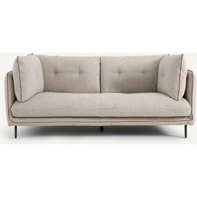 Am.Pm Καναπές Compact Από Βισκόζη Και Λινό Μ106xπ201xυ80cm Μπεζ 3 Θέσεις Am.Pm Καναπές Compact Από Βισκόζη Και Λινό Μ106xπ201xυ80cm Μπεζ 3 Θέσεις