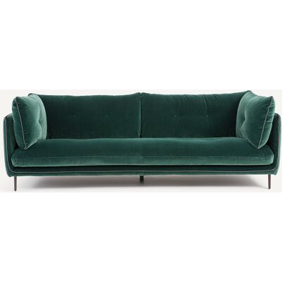 Am.Pm Καναπές Με Βελούδινο Ύφασμα Μ106xπ221xυ80cm Πρασινο 3 Θέσεις, 4 Θέσεις Am.Pm Καναπές Με Βελούδινο Ύφασμα Μ106xπ221xυ80cm Πρασινο 3 Θέσεις, 4 Θέσεις