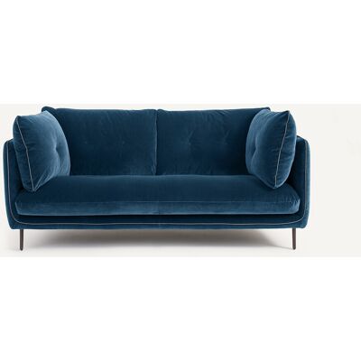 Am.Pm Διθέσιος Καναπές Από Βελούδο Μ106xπ181xυ80cm Μπλε 2 Θέσεις Am.Pm Διθέσιος Καναπές Από Βελούδο Μ106xπ181xυ80cm Μπλε 2 Θέσεις