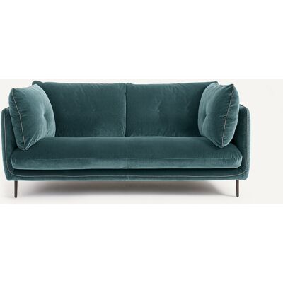 Am.Pm Διθέσιος Καναπές Από Βελούδο Μ106xπ181xυ80cm Μπλε 2 Θέσεις Am.Pm Διθέσιος Καναπές Από Βελούδο Μ106xπ181xυ80cm Μπλε 2 Θέσεις