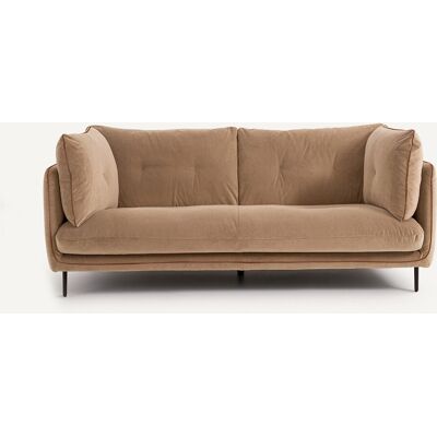 Am.Pm Καναπές Compact Από Βελούδο Stonewashed Μ106xπ201xυ80cm Μπεζ 3 Θέσεις Am.Pm Καναπές Compact Από Βελούδο Stonewashed Μ106xπ201xυ80cm Μπεζ 3 Θέσεις