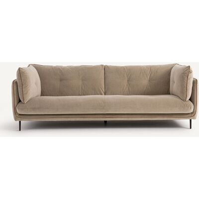 Am.Pm Καναπές Από Βελούδο Stonewashed Μ106xπ221xυ80cm Γκρι 3 Θέσεις, 4 Θέσεις Am.Pm Καναπές Από Βελούδο Stonewashed Μ106xπ221xυ80cm Γκρι 3 Θέσεις, 4 Θέσεις