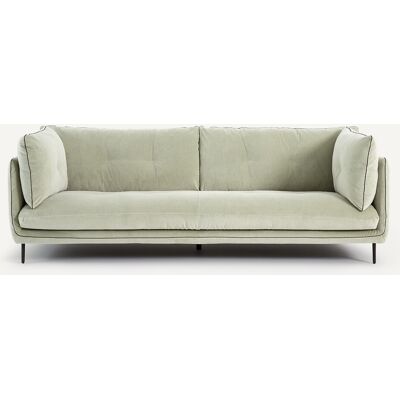 Am.Pm Καναπές Από Βελούδο Stonewashed Μ106xπ221xυ80cm Πρασινο 3 Θέσεις, 4 Θέσεις Am.Pm Καναπές Από Βελούδο Stonewashed Μ106xπ221xυ80cm Πρασινο 3 Θέσεις, 4 Θέσεις
