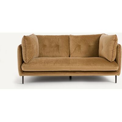 Am.Pm Καναπές 2 Θέσεων Από Λινό Βελούδο Μ106xπ181xυ80cm Καφε 2 Θέσεις Am.Pm Καναπές 2 Θέσεων Από Λινό Βελούδο Μ106xπ181xυ80cm Καφε 2 Θέσεις