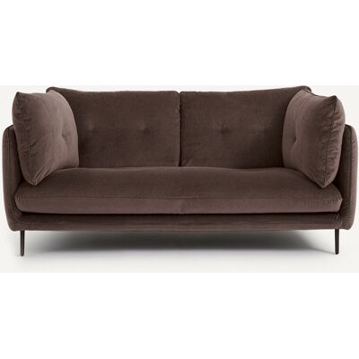 Am.Pm Καναπές 2 Θέσεων Από Λινό Βελούδο Μ106xπ181xυ80cm Καφε 2 Θέσεις Am.Pm Καναπές 2 Θέσεων Από Λινό Βελούδο Μ106xπ181xυ80cm Καφε 2 Θέσεις