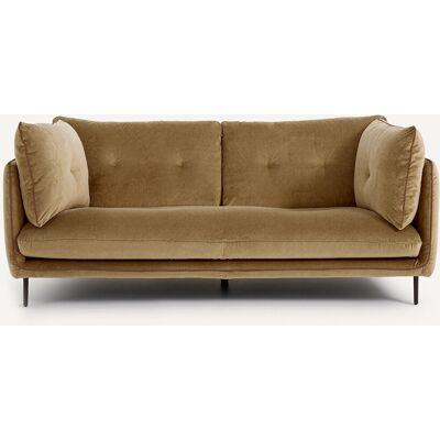 Am.Pm Compact Καναπές Από Λινό Βελούδο Μ106xπ201xυ80cm Πρασινο 3 Θέσεις Am.Pm Compact Καναπές Από Λινό Βελούδο Μ106xπ201xυ80cm Πρασινο 3 Θέσεις
