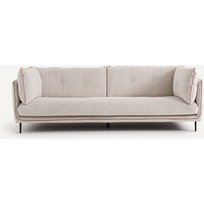 Am.Pm Καναπές Από Λινό Βελούδο Μ106xπ221xυ80cm Μπεζ 4 Θέσεις, 3 Θέσεις Am.Pm Καναπές Από Λινό Βελούδο Μ106xπ221xυ80cm Μπεζ 4 Θέσεις, 3 Θέσεις