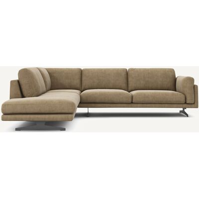 Am.Pm Γωνιακός Καναπές Από Βελούδο Stonewashed Μ234xπ289xυ82cm Γκρι Δεξιός, Αριστερός Am.Pm Γωνιακός Καναπές Από Βελούδο Stonewashed Μ234xπ289xυ82cm Γκρι Δεξιός, Αριστερός