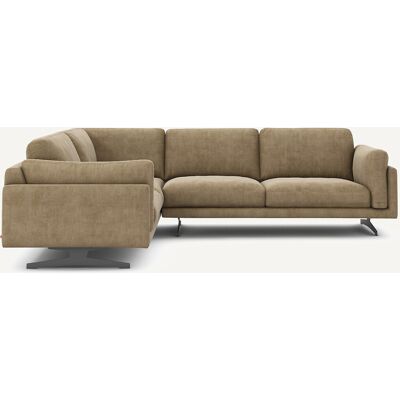 Am.Pm Γωνιακός Καναπές Από Βελούδο Stonewashed Μ227xπ289xυ82cm Γκρι Δεξιός, Αριστερός Am.Pm Γωνιακός Καναπές Από Βελούδο Stonewashed Μ227xπ289xυ82cm Γκρι Δεξιός, Αριστερός