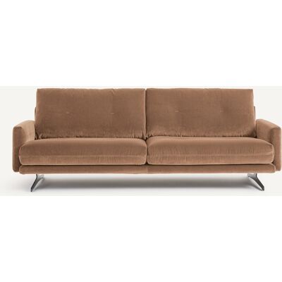 Am.Pm Καναπές Από Βελούδο Μ95xπ201xυ81cm Μπεζ 3 Θέσεις, 4 Θέσεις Am.Pm Καναπές Από Βελούδο Μ95xπ201xυ81cm Μπεζ 3 Θέσεις, 4 Θέσεις