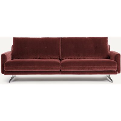 Am.Pm Καναπές Από Βελούδο Μ95xπ201xυ81cm Κοκκινο 4 Θέσεις, 3 Θέσεις Am.Pm Καναπές Από Βελούδο Μ95xπ201xυ81cm Κοκκινο 4 Θέσεις, 3 Θέσεις