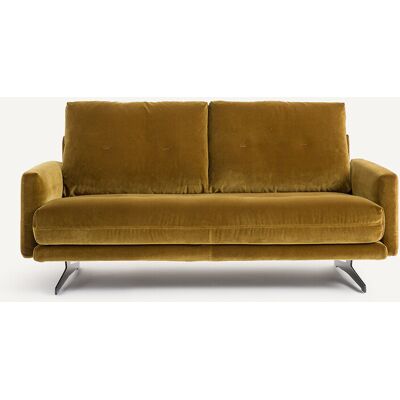 Am.Pm Διθέσιος Καναπές Βελούδινος Delicato Μ95xπ161xυ81cm Καφε 2 Θέσεις Am.Pm Διθέσιος Καναπές Βελούδινος Delicato Μ95xπ161xυ81cm Καφε 2 Θέσεις