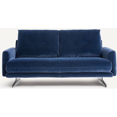 Am.Pm Διθέσιος Καναπές Βελούδινος Delicato Μ95xπ161xυ81cm Μπλε 2 Θέσεις Am.Pm Διθέσιος Καναπές Βελούδινος Delicato Μ95xπ161xυ81cm Μπλε 2 Θέσεις