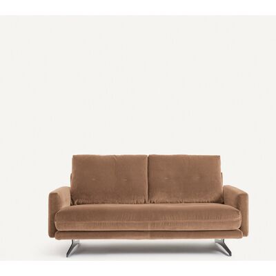Am.Pm Διθέσιος Καναπές Βελούδινος Delicato Μ95xπ161xυ81cm Μπεζ 2 Θέσεις Am.Pm Διθέσιος Καναπές Βελούδινος Delicato Μ95xπ161xυ81cm Μπεζ 2 Θέσεις