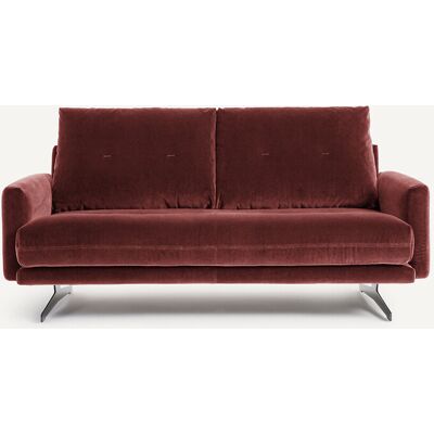 Am.Pm Διθέσιος Καναπές Βελούδινος Delicato Μ95xπ161xυ81cm Κοκκινο 2 Θέσεις Am.Pm Διθέσιος Καναπές Βελούδινος Delicato Μ95xπ161xυ81cm Κοκκινο 2 Θέσεις